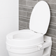 Atlantis Raised Toilet Seat with Lid – 10cm Height Boost