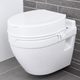 Atlantis Raised Toilet Seat with Lid – 10cm Height Boost
