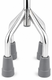 Quad Cane Small Base Swan Neck Walking Aid Height Adjustable