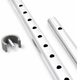 Quad Cane Small Base Swan Neck Walking Aid Height Adjustable