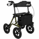 Torro Outdoor All-Terrain Walker Lightweight Folding Rollator Pneumatic Tyres