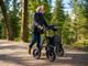 Torro Outdoor All-Terrain Walker Lightweight Folding Rollator Pneumatic Tyres
