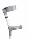 Elbow Crutches with Anatomic Grip Sturdy Lightweight Aluminium