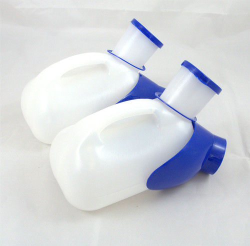 GERsome Unisex Urinal Bottle 32oz/1000ml Bed Buddy With Spill Proof Lids Plastic Pee Portable Urinal For Men Pee Container Men For Car & Incontinence