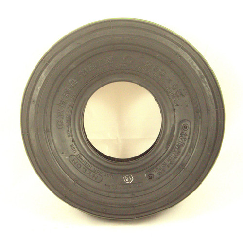 SPARES2GO Pneu De Scooter 3.00 X 4 Solid Block Tread 3.00-4 300x4 260x85 Sans Crevaison X 2