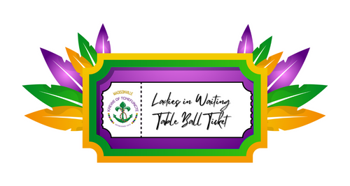 Lady in Waiting Table Ticket - Abigail Bigner