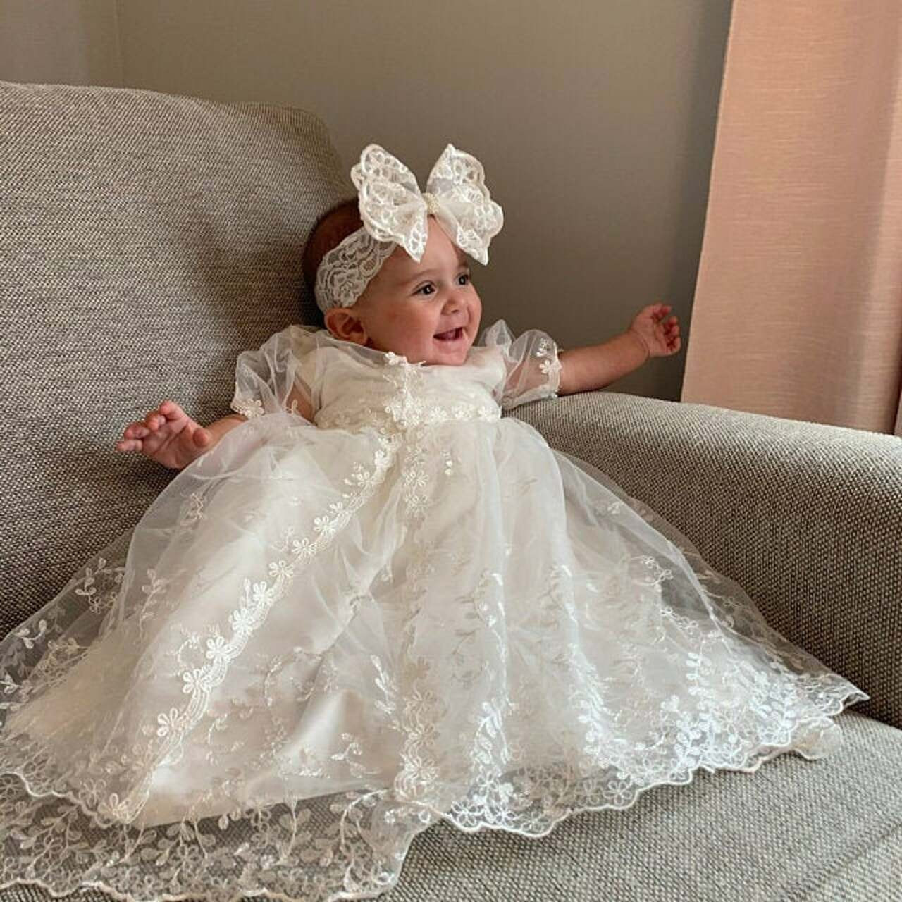 baby’s christening dress