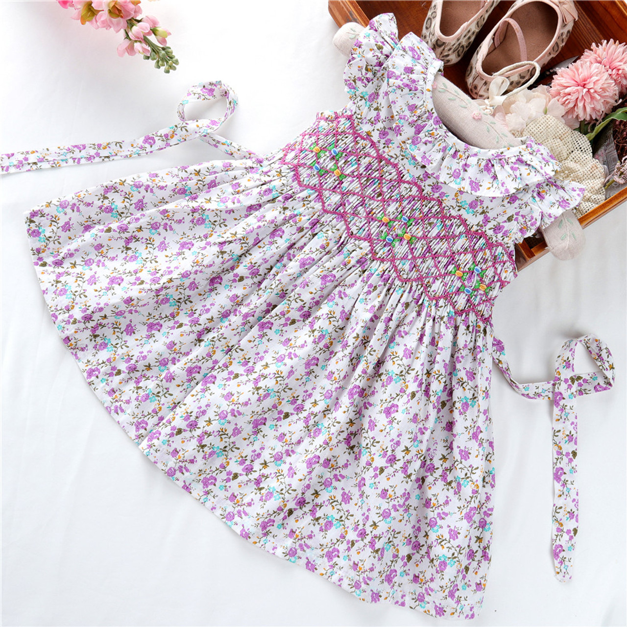 Baby Girl kid Dress New born 3-6 Month Layers Frock Crochet Wool Knitting  Shoes | eBay