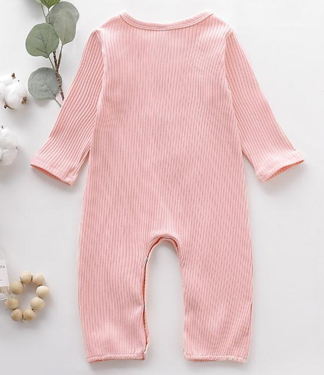 Rory Ribbed Button Romper