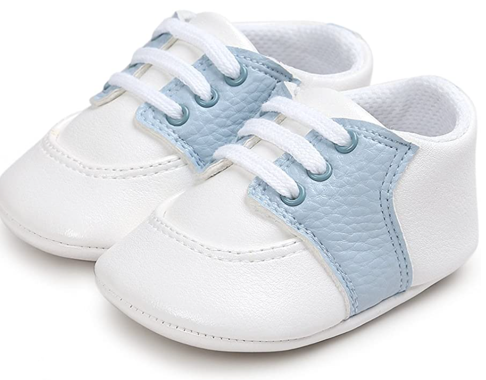 light blue saddle shoes