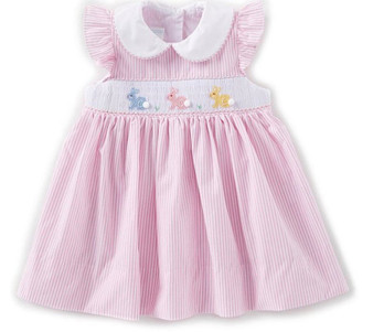 baby girls smocked easter dress