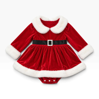 baby girls santa dress