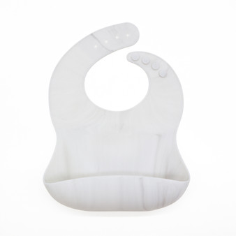 grey silicone bib