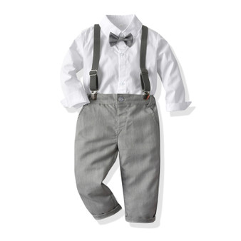 baby boy suspenders outfit