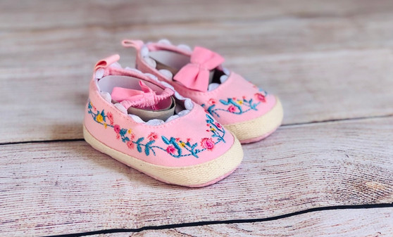 baby girls pink espadrilles summer shoes