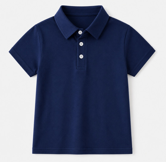 boys navy polo shirt school uniform