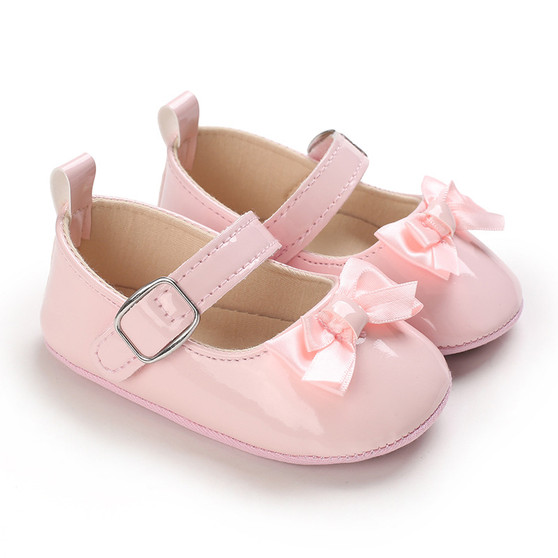 baby girls pink patent bow mary janes