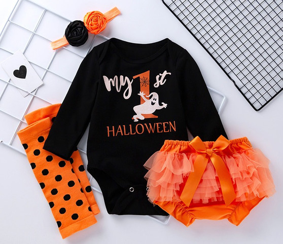 baby girls first halloween outfit