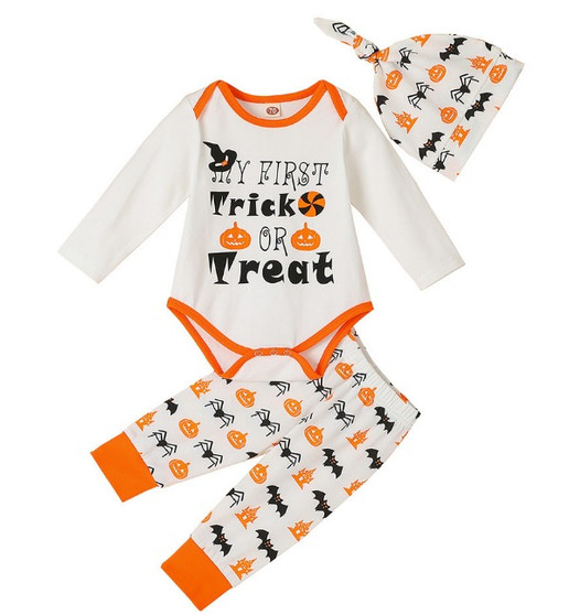 baby girls boys trick or treat halloween outfit set