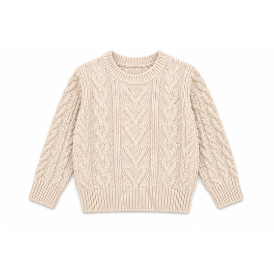 toddler boys cream cable knit sweater