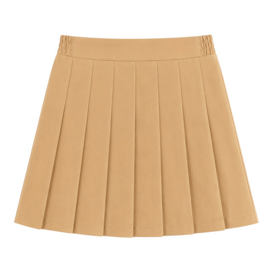 girls khaki uniform skirt