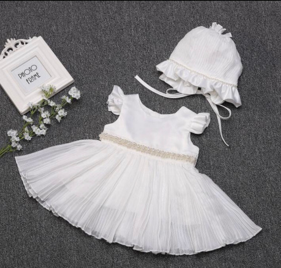 short baptism dress