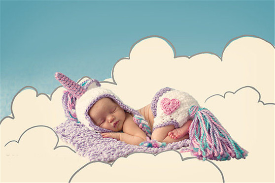 baby girl unicorn photo prop