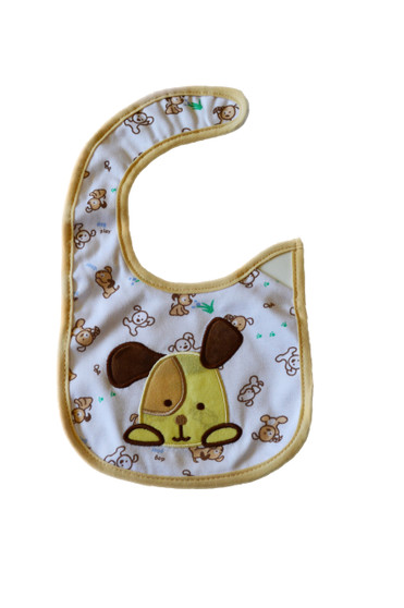 Baby boy puppy bib