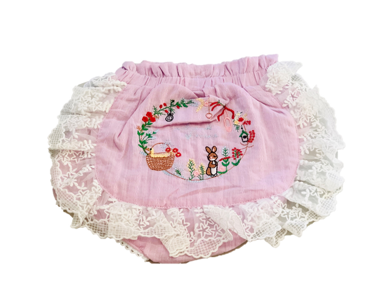 baby embroidered bloomers