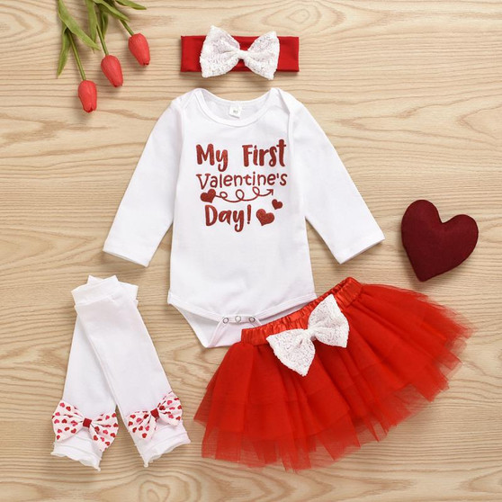 baby girls first valentines day