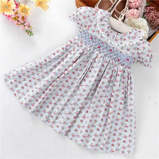 baby girls smocked dress