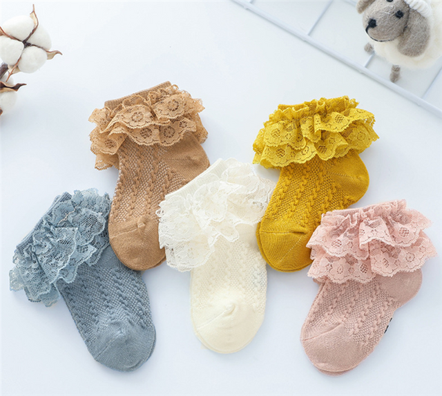 New Best Baby Girl Frill Socks For Parties In Light Green Colour From 5 to 8 Years JKHL6506