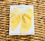 yellow oversized bow clip