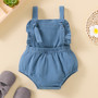 girls cobalt blue romper