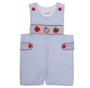 baby boys fall shortall smocked apples