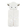 baby lamb swaddle plush lovey blanket