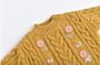 girls cable knit fall sweater