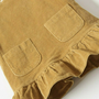 girls ruffle mustard dress