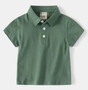 boys green polo shirt