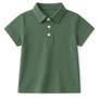 boys green polo shirt