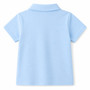 boys sky blue polo shirt