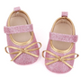 baby girls pink sparkle flats