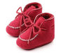 baby red moccasin booties