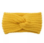 baby toddler girls knit mustard headwrap