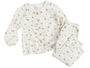 girls ivory waffle loungewear