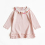 baby girls pink knit dress