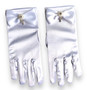 girls cross gem first communion short gloves