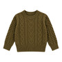 baby toddler boys green cable knit sweater