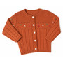 baby toddler girls autumn floral knit cardigan