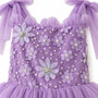 girls beaded flower girl dress